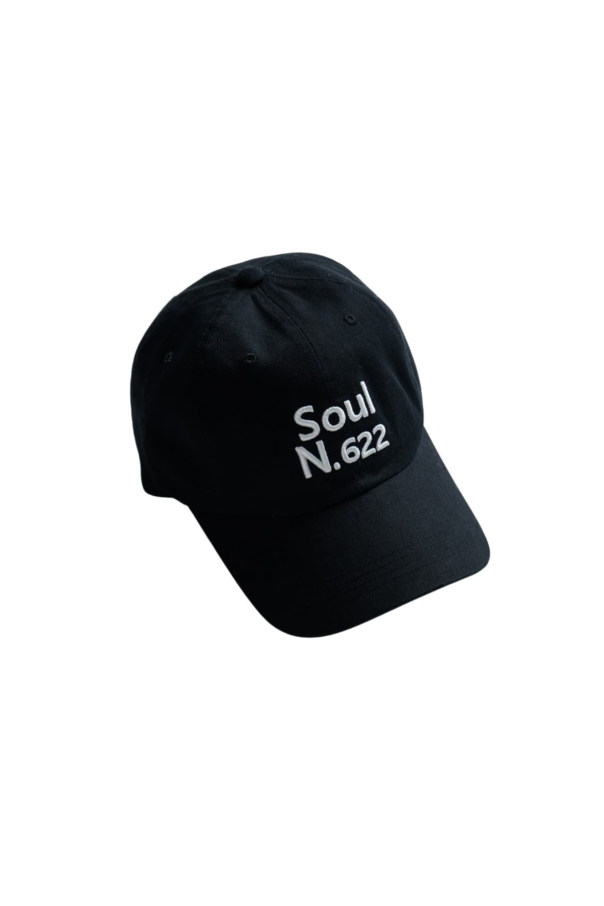 Cotton Stitch Ball Cap (BK) — vue 1