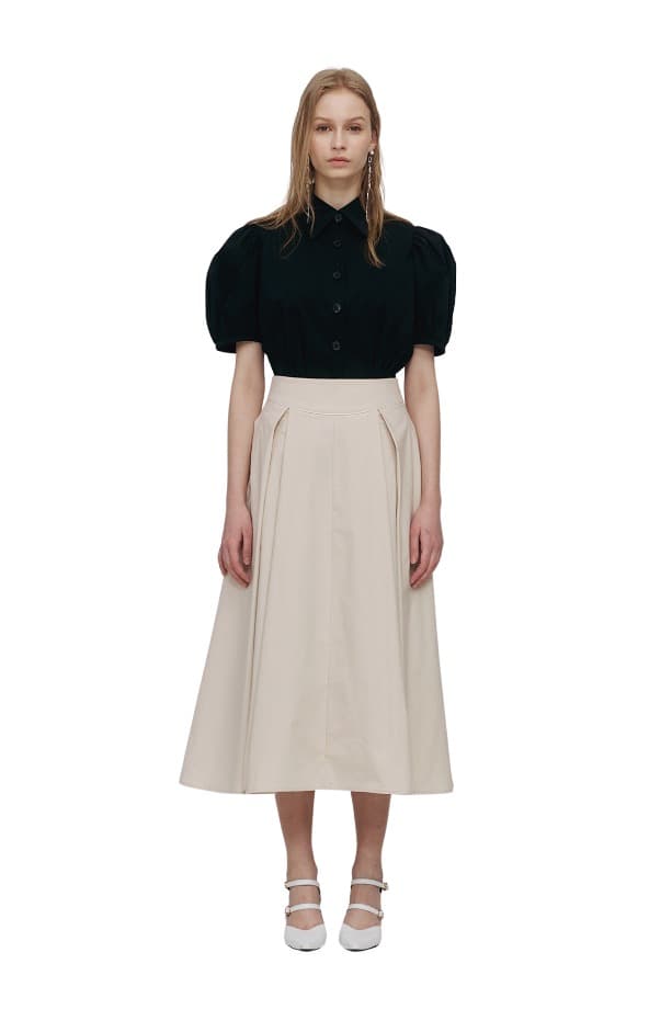 Piping Pintuck Skirt (BG) — vue 2