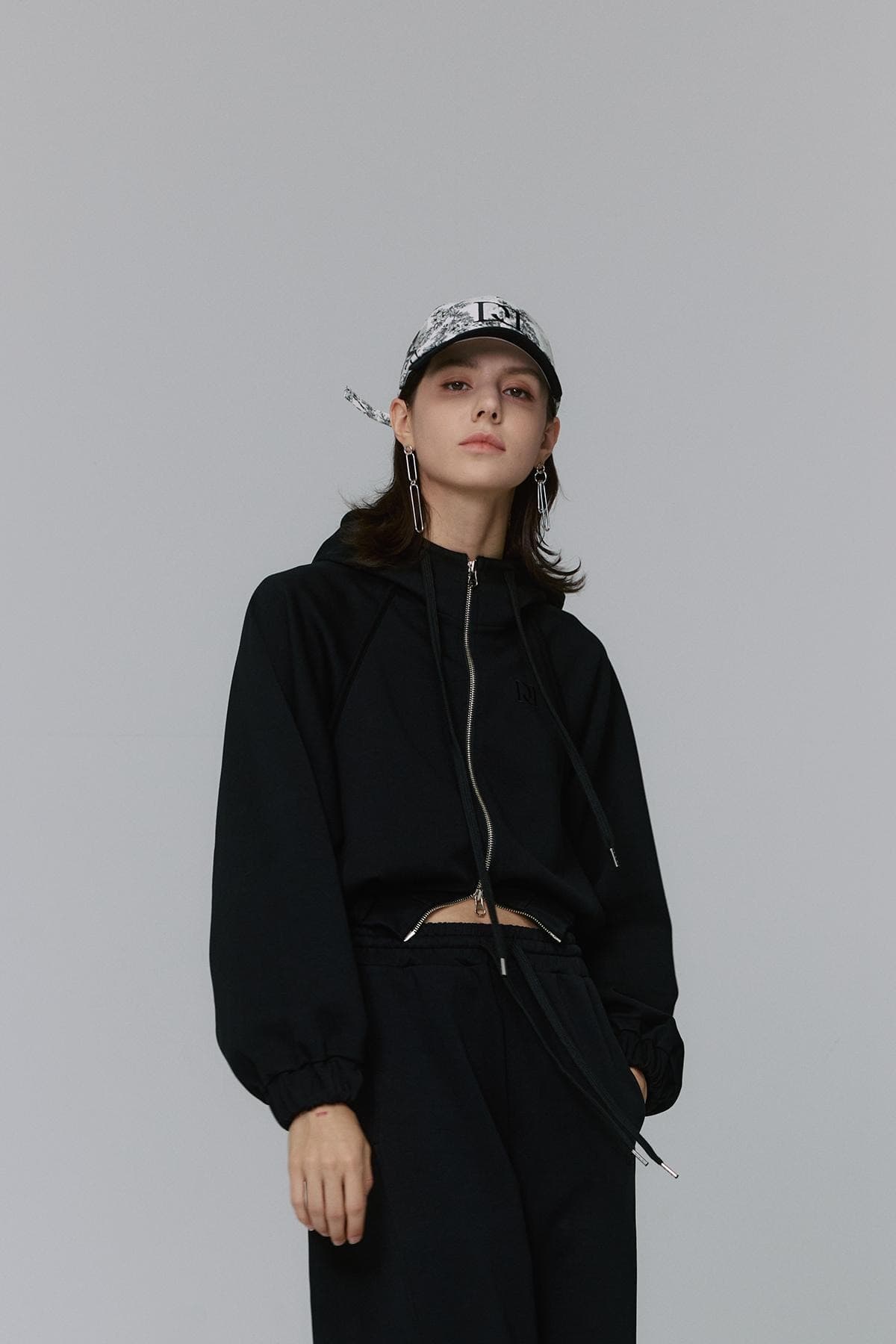 Embroidery Stitch Ball Cap (BK) — vue 8
