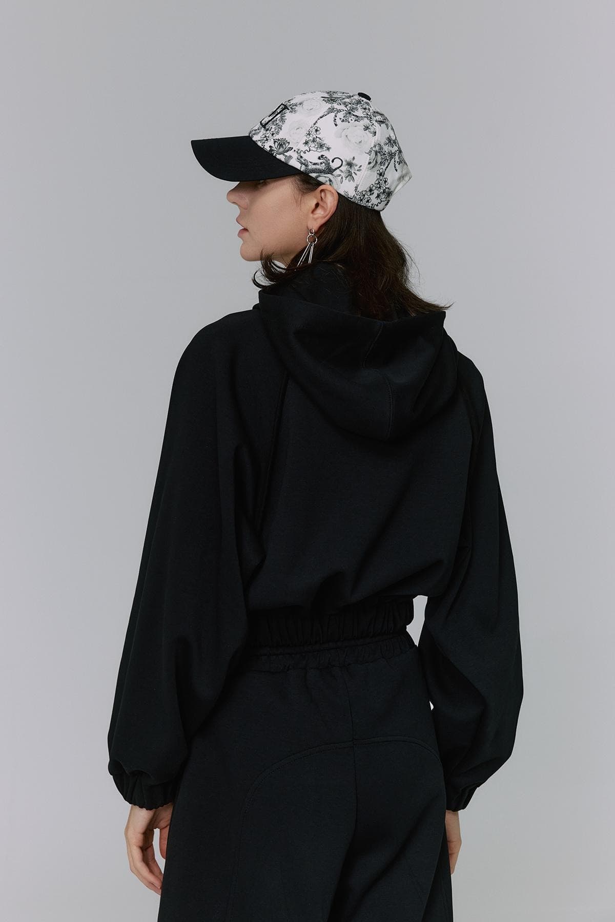 Embroidery Stitch Ball Cap (BK) — vue 11