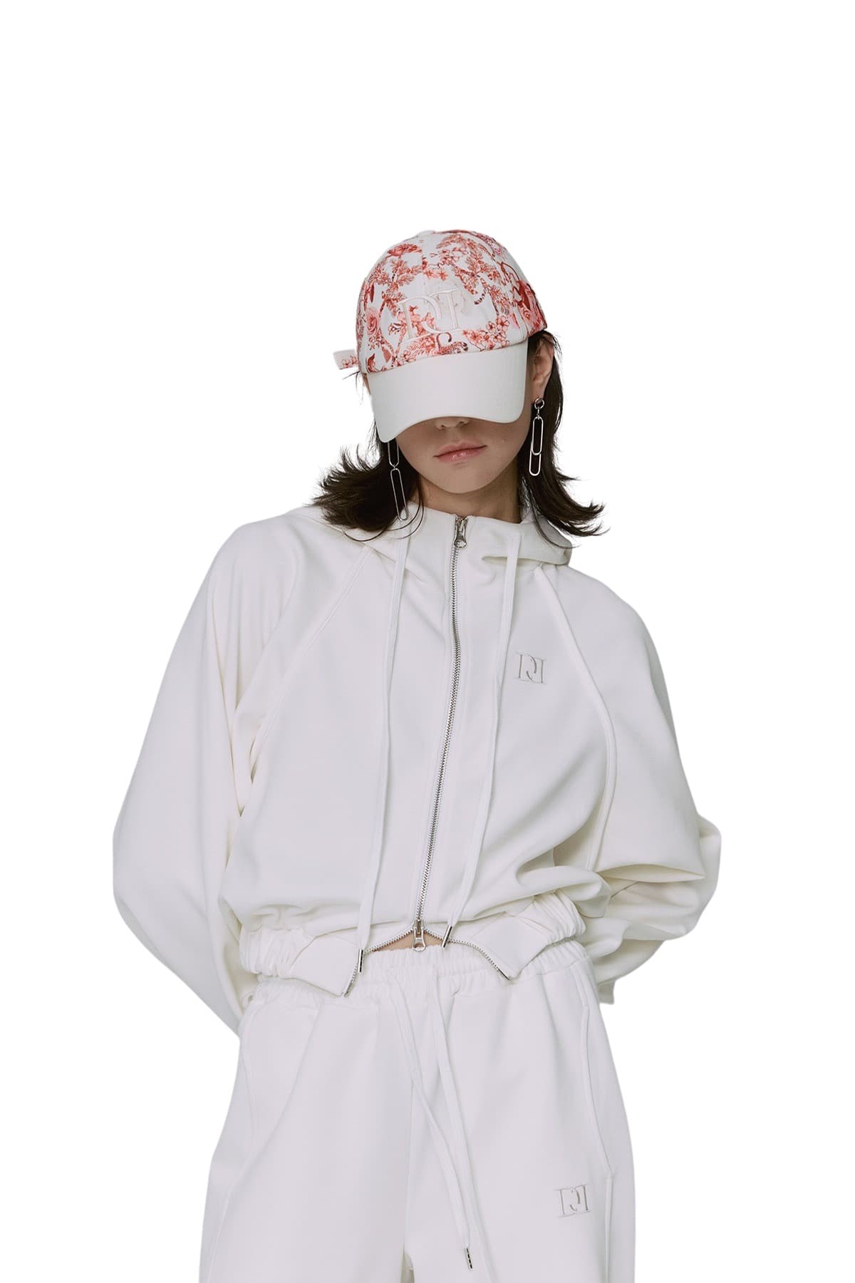 Embroidery Stitch Ball Cap (RD) — vue 1