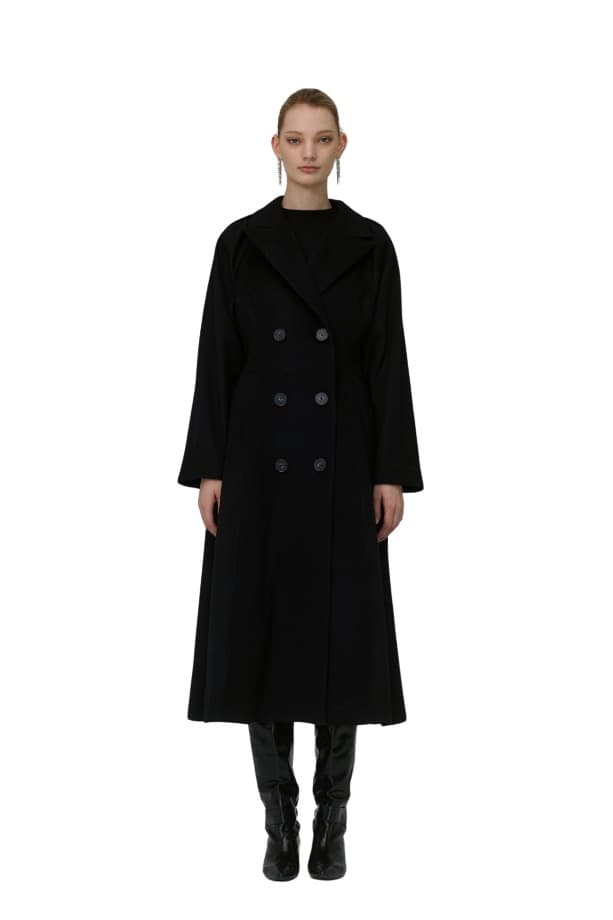Puff Wool Coat (DBK) — vue 2