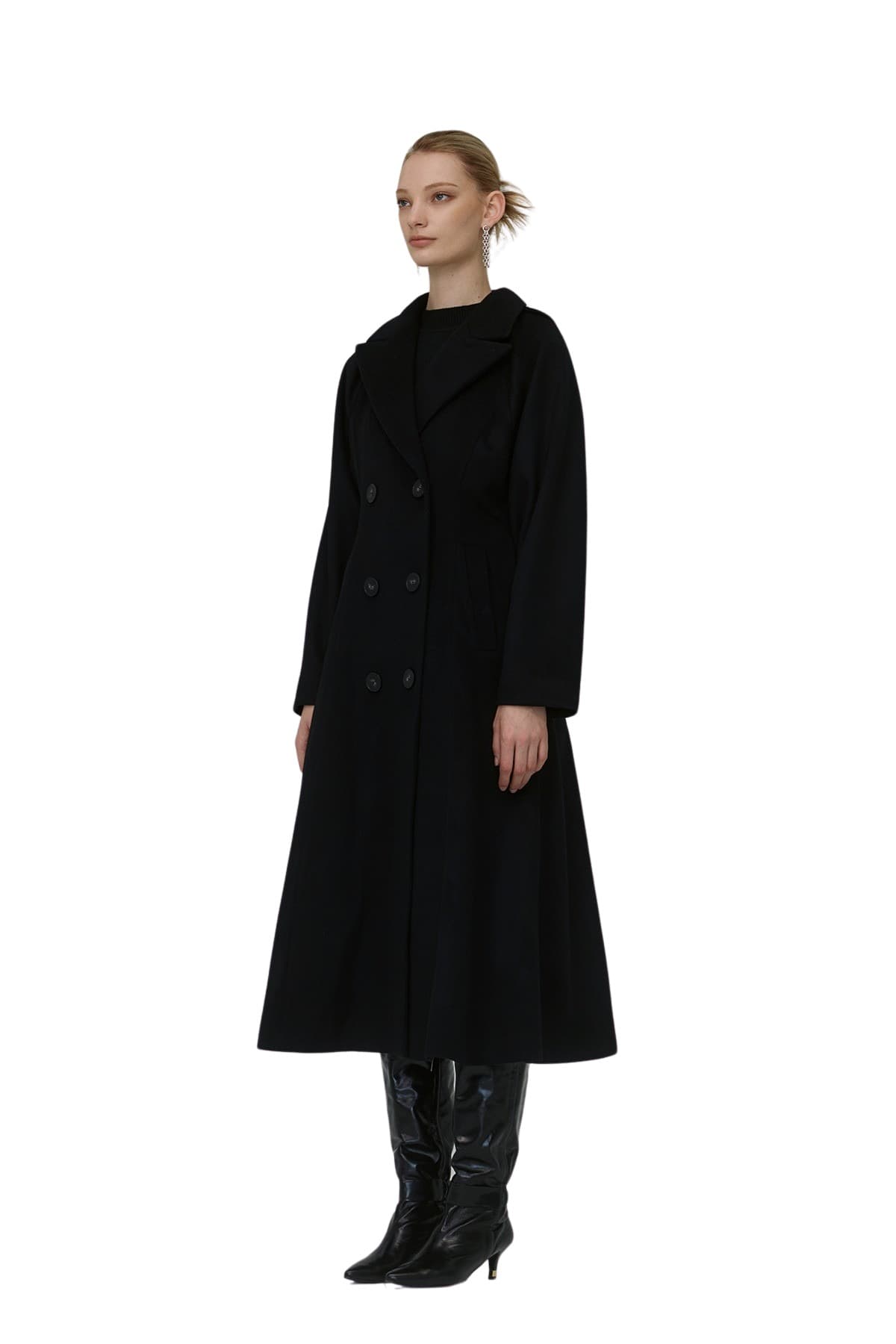 Puff Wool Coat (DBK) — vue 3