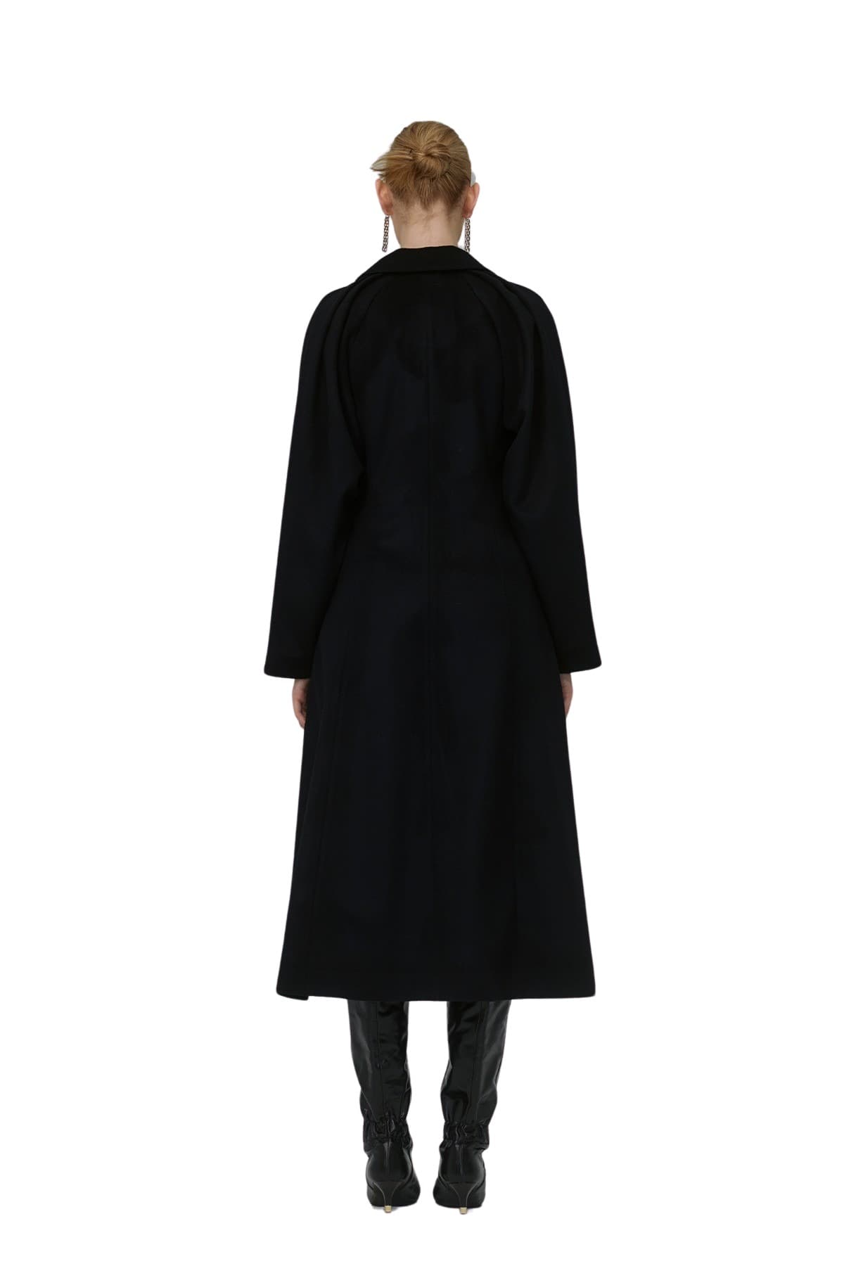 Puff Wool Coat (DBK) — vue 4