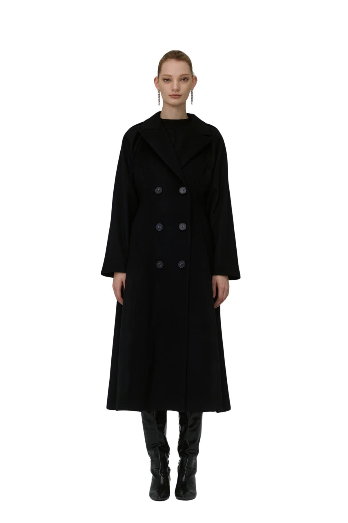 Puff Wool Coat (DBK) — vue 1