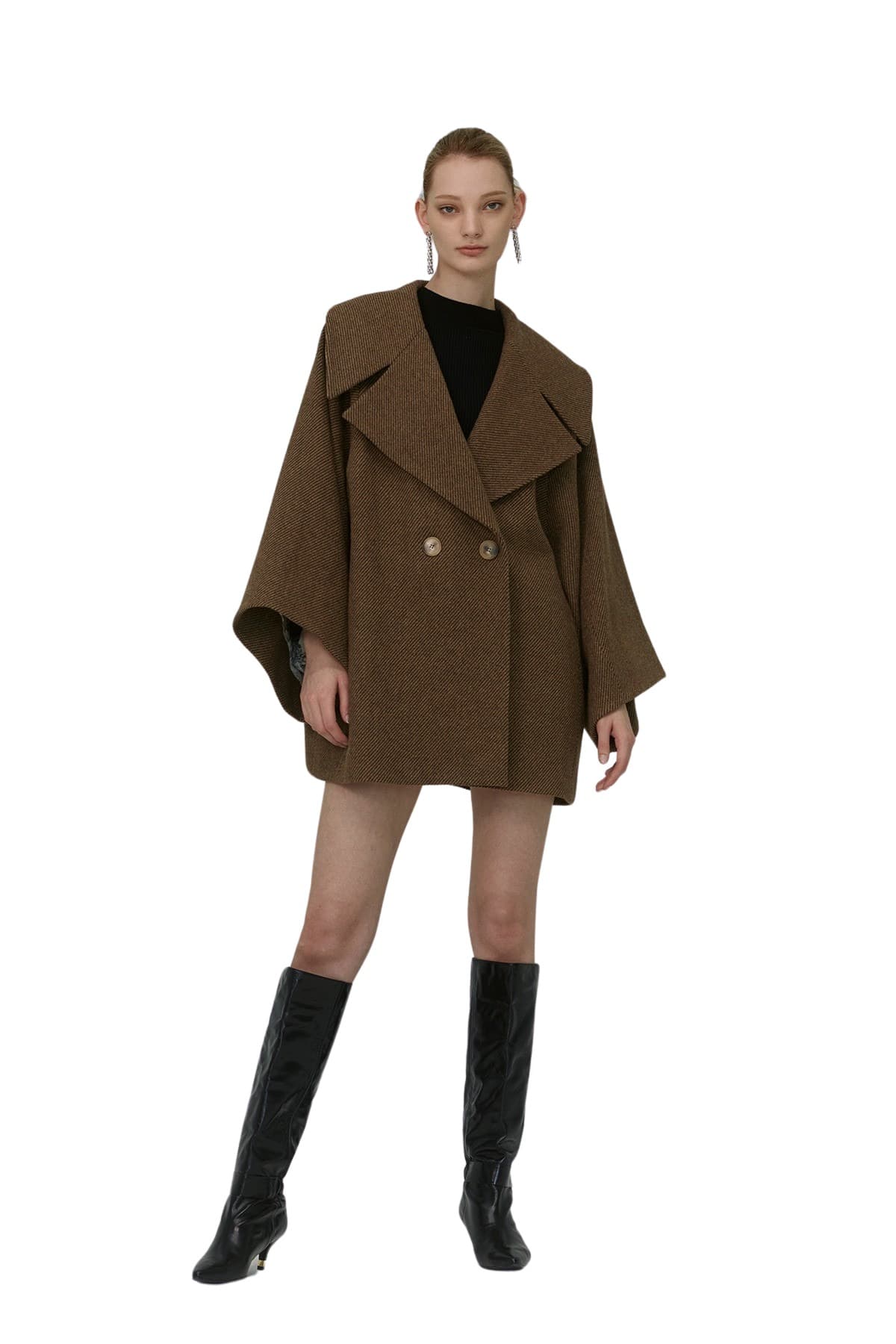 Cape Alpaca Coat (BR) — vue 5