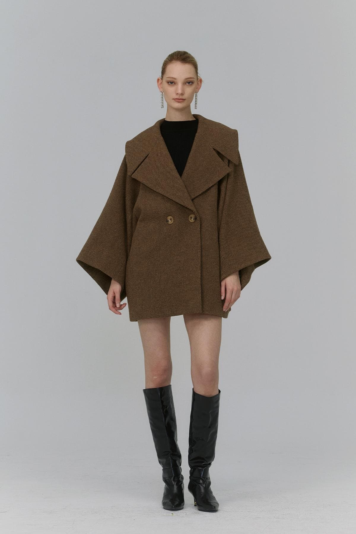Cape Alpaca Coat (BR) — vue 10