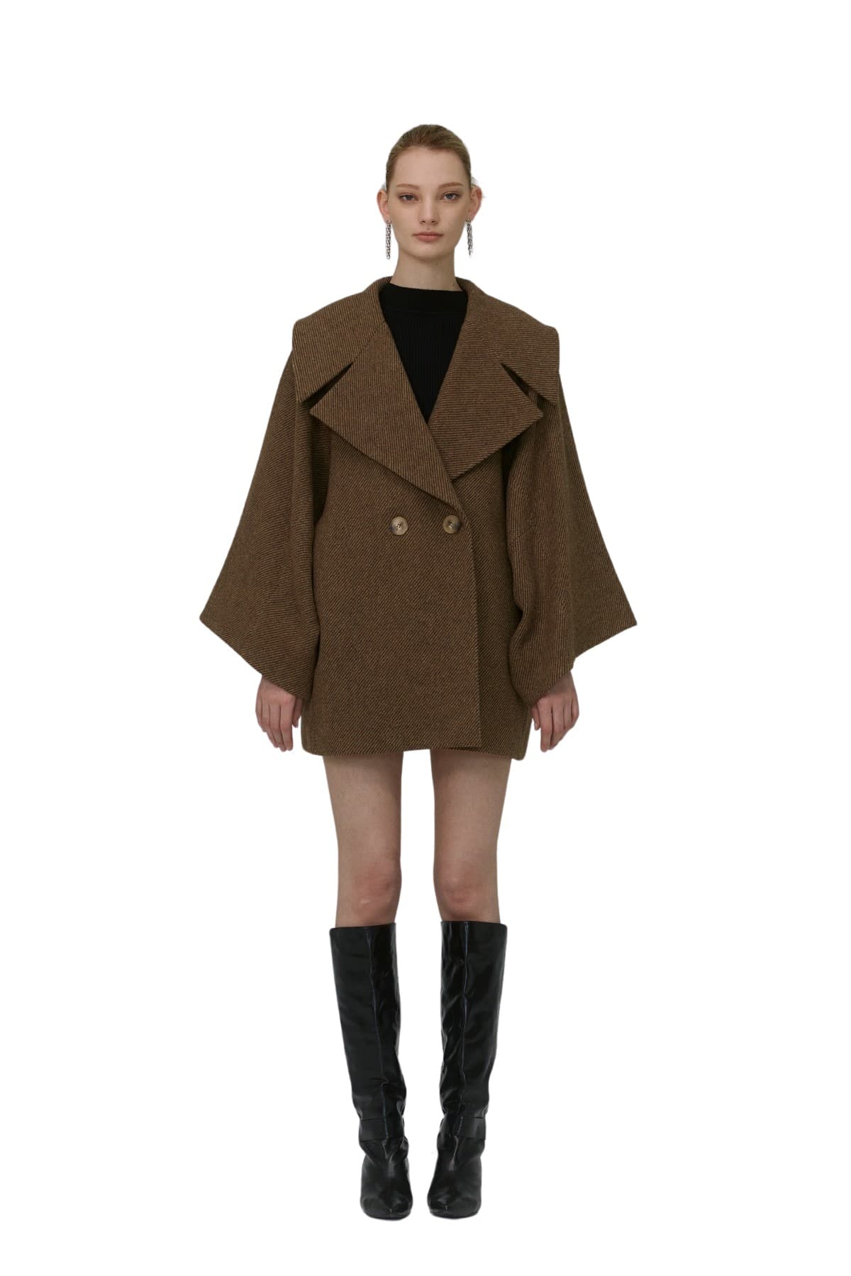 Cape Alpaca Coat (BR) — vue 1