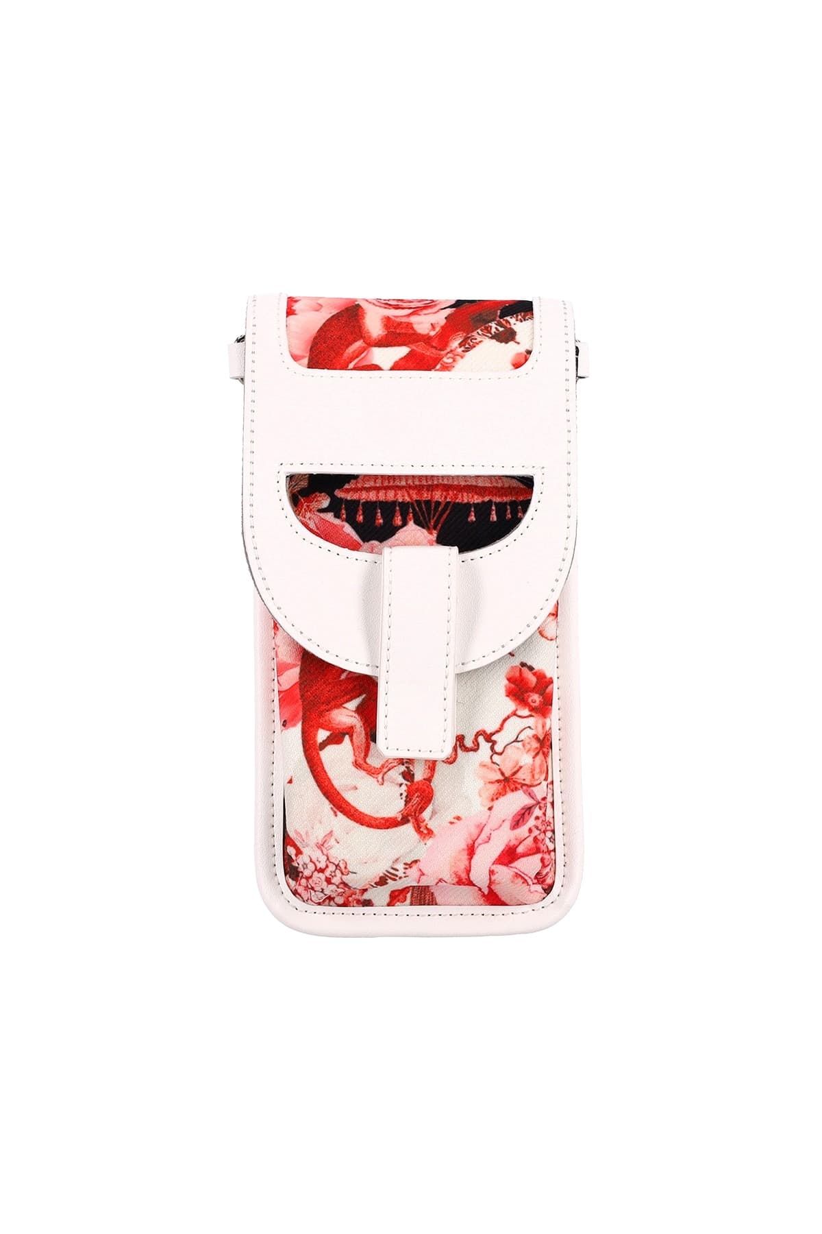 DOUCAN X Alice Martha: Flower Art Work Sunglass Bag (RD) — vue 3