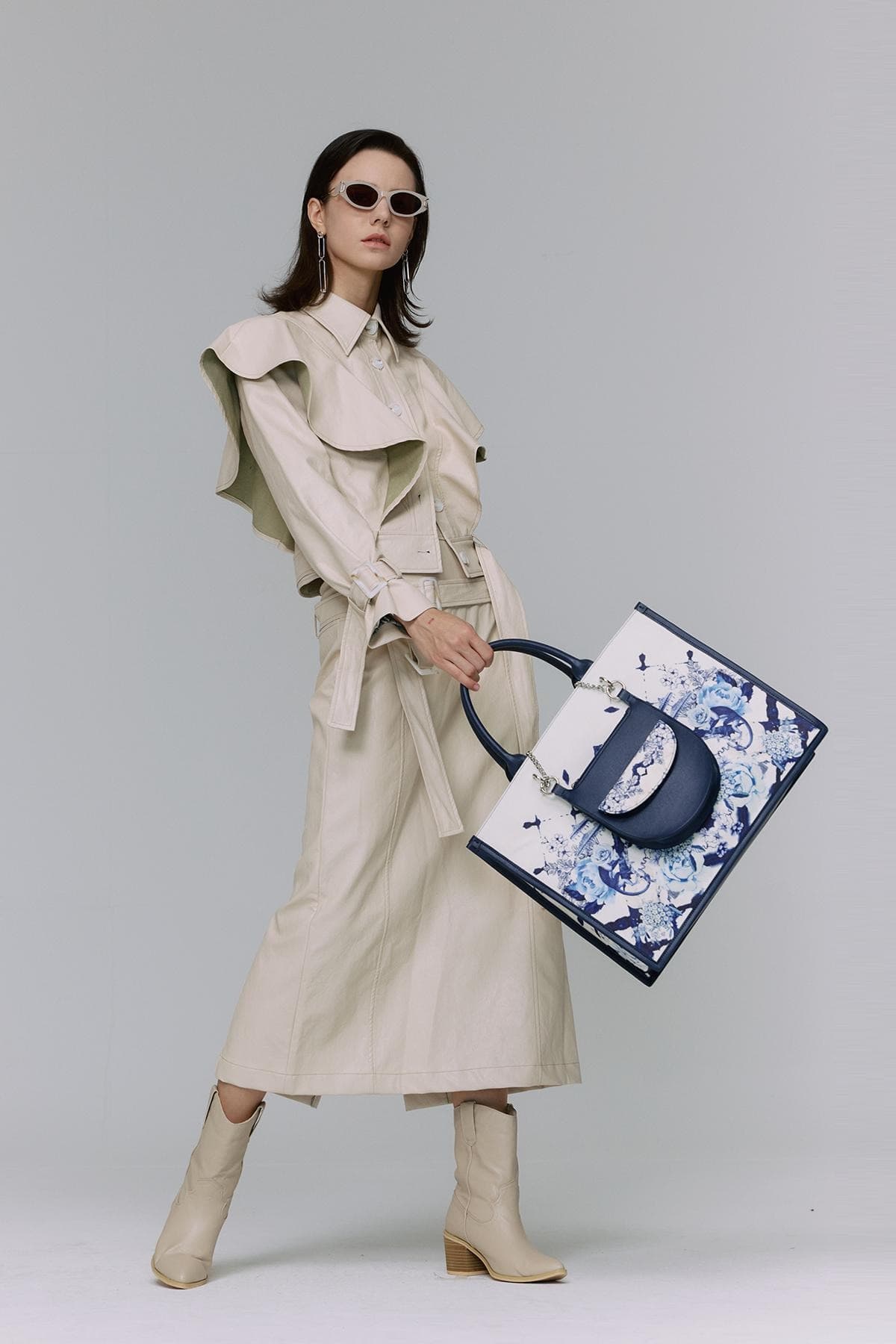DOUCAN X Alice Martha: Flower Art Work Shopper Bag (NY) — vue 4
