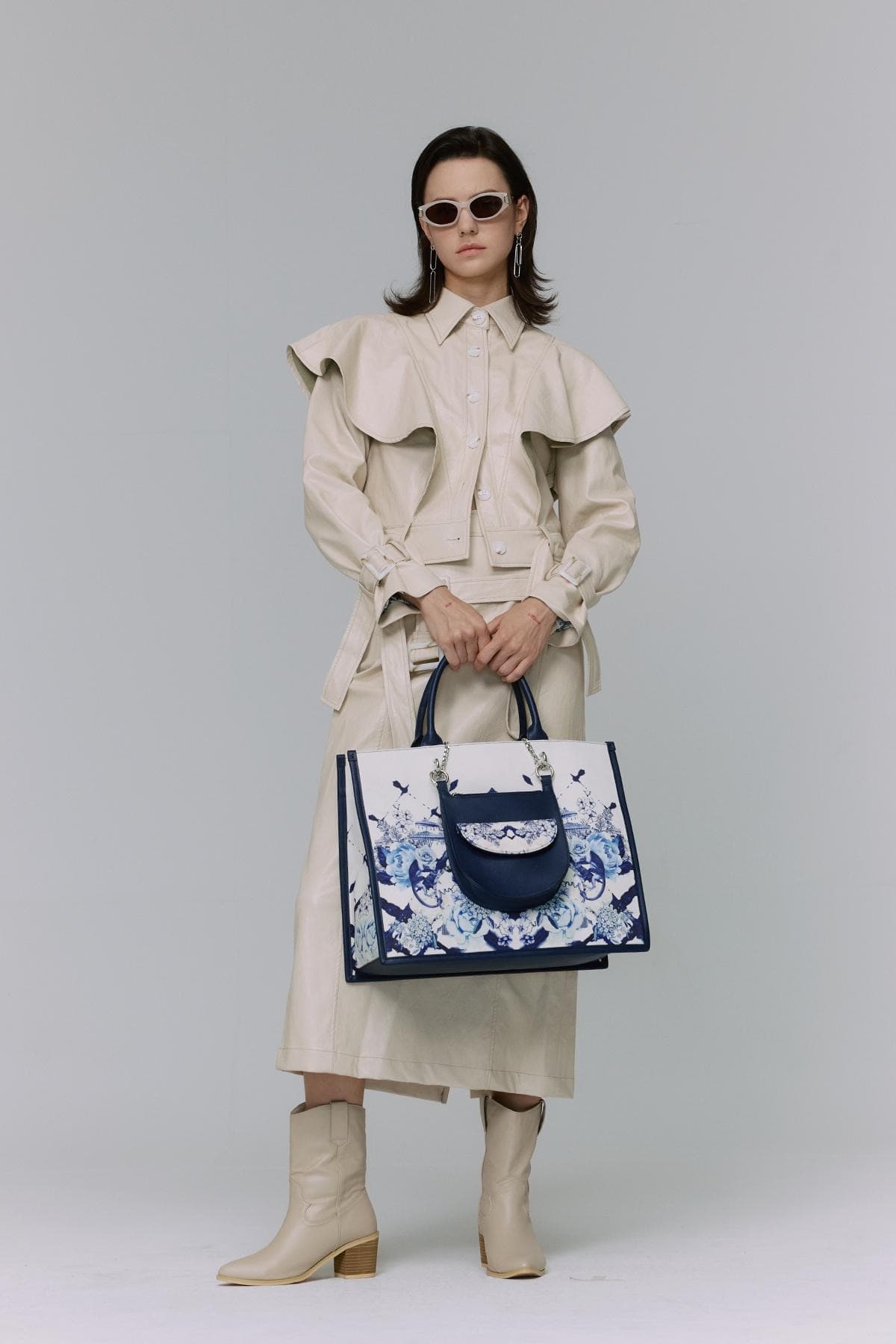 DOUCAN X Alice Martha: Flower Art Work Shopper Bag (NY) — vue 5