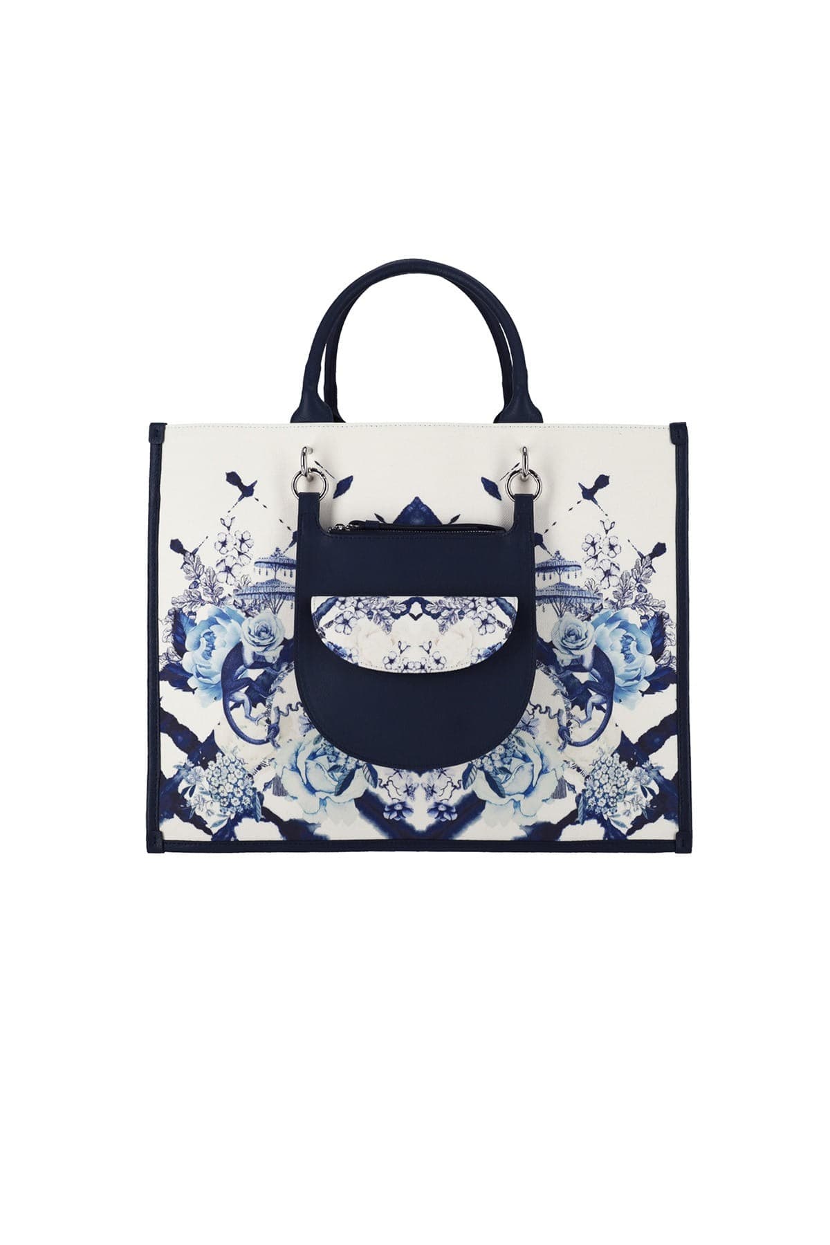 DOUCAN X Alice Martha: Flower Art Work Shopper Bag (NY) — vue 1