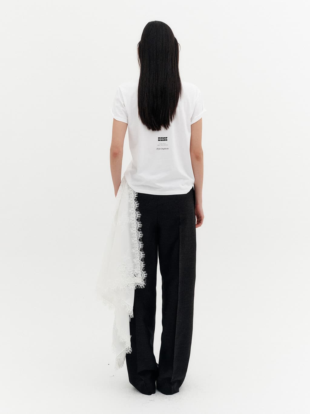 Front Rose Graphic T-Shirt - White — vue 7