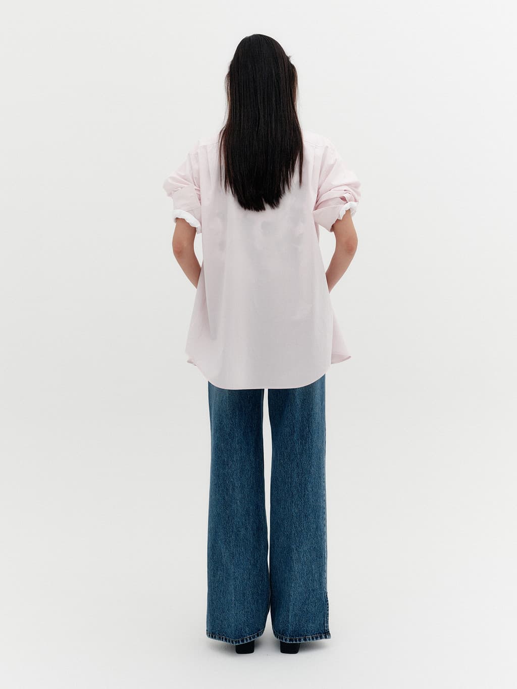 Classic Logo Embroidered Shirt - Light Pink — vue 7
