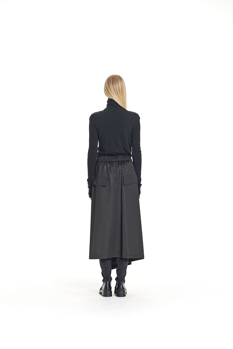 GDeL Slim Turtleneck Top (Grey) — vue 7