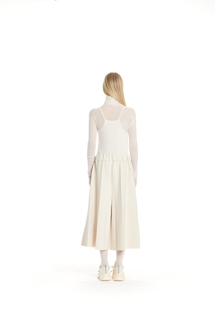 GDeL Slim Turtleneck Top (Ivory) — vue 7