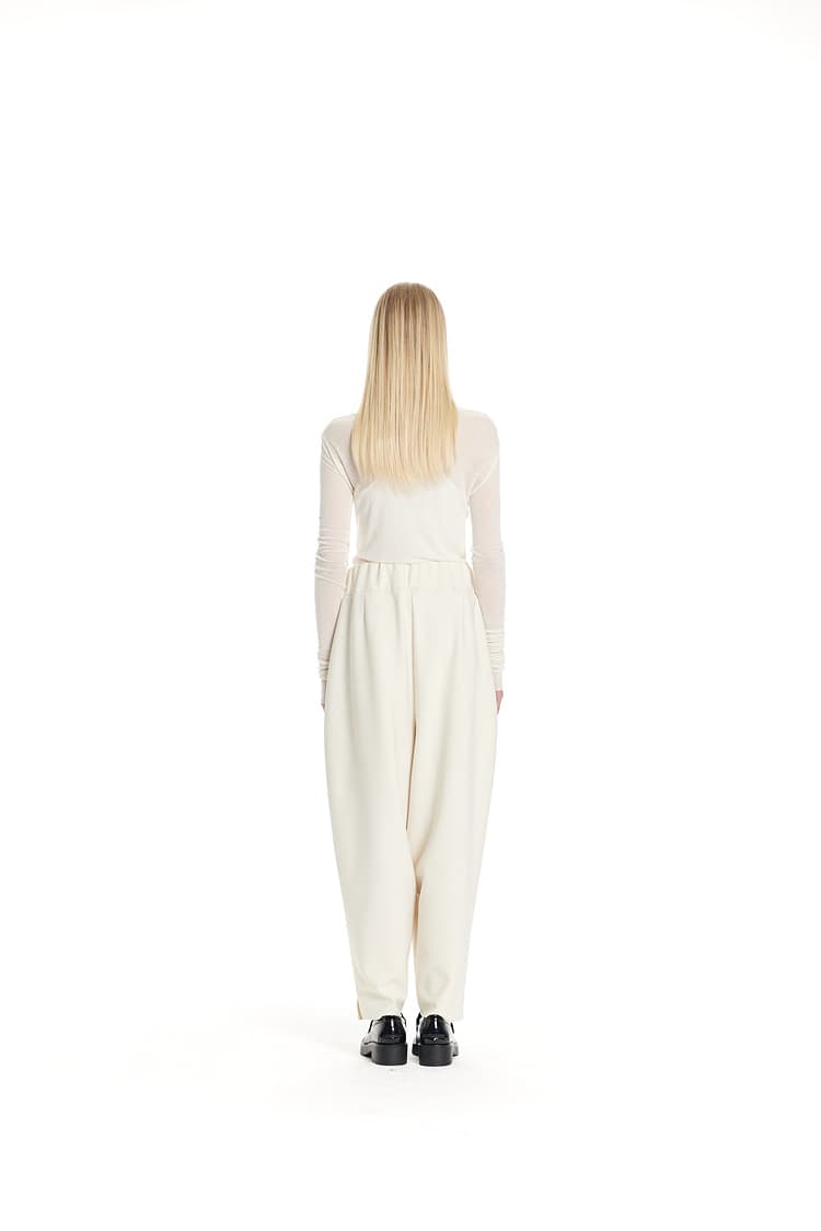 GDeL Less Line Volume Pants (Cream) — vue 6
