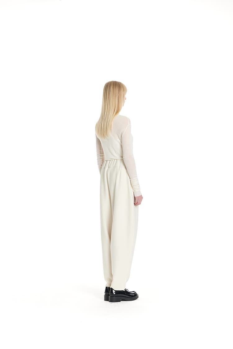 GDeL Less Line Volume Pants (Cream) — vue 7