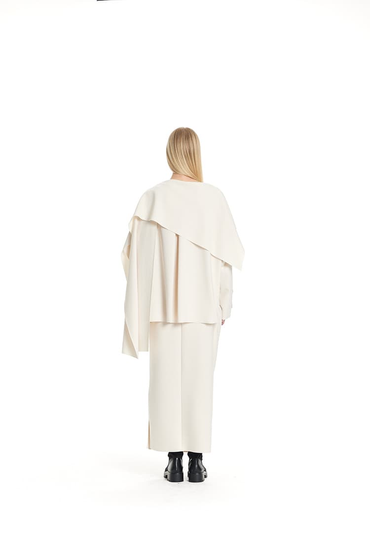 GDeL Less Line Cape Wide Top (Cream) — vue 6