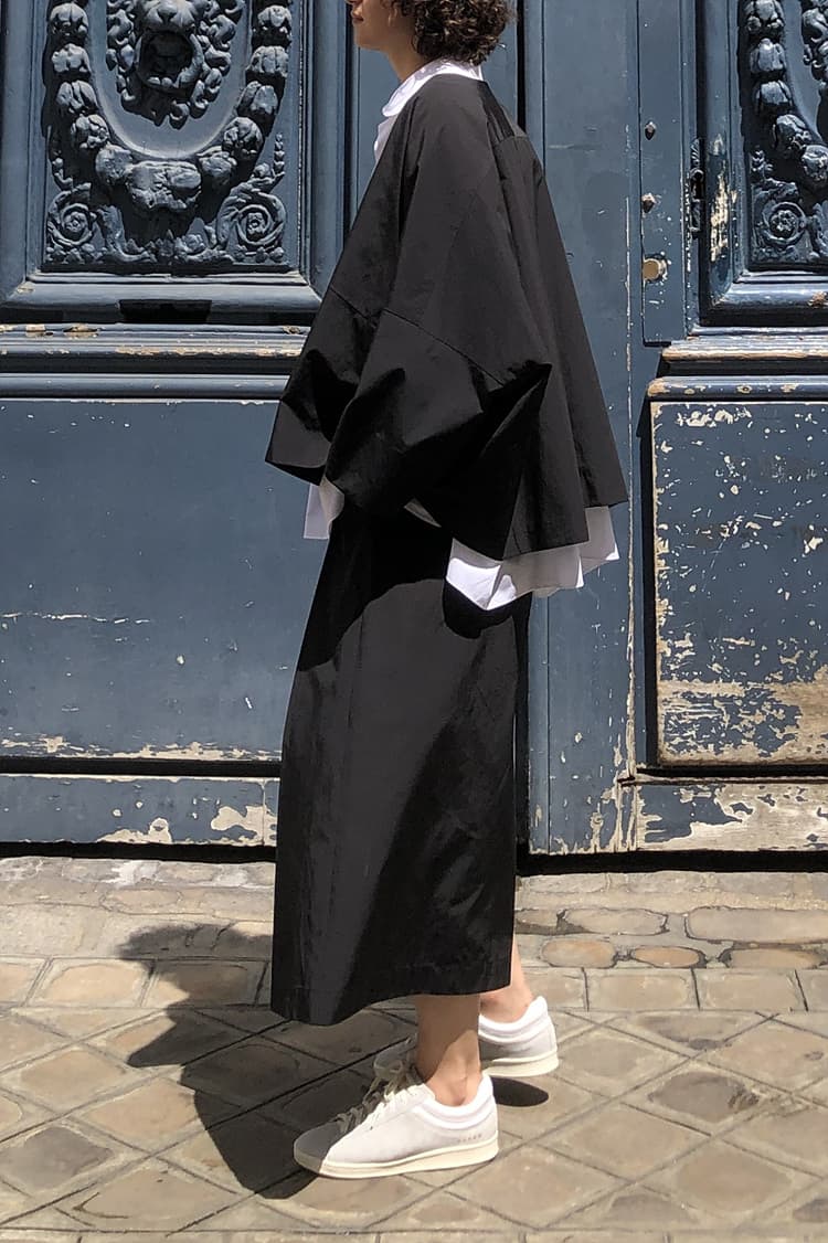 GDeL Recycled Pure Wide Baggy Pants (Black) — vue 3
