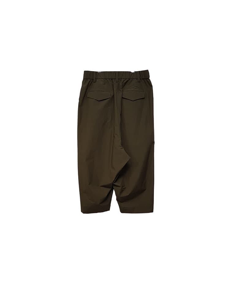 GDeL Recycled Nylon Baggy Pants (Khaki) — vue 7
