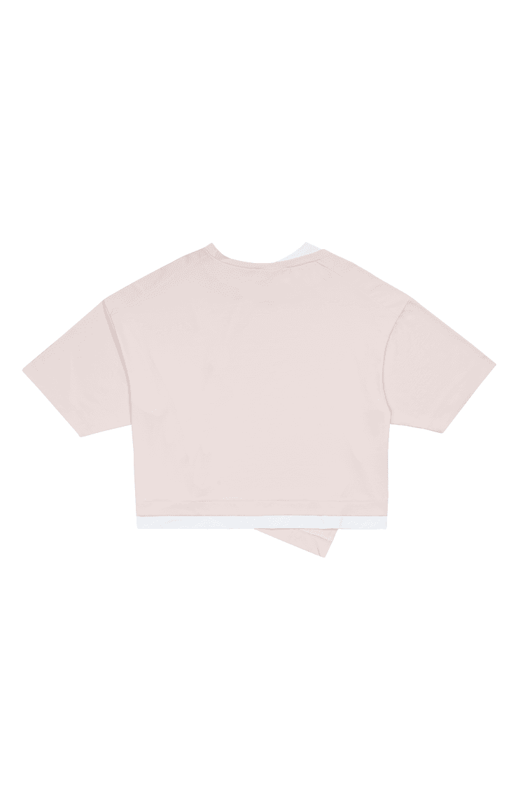 GDeL Recycled Asymmetrical Wide Top (Pink) — vue 6