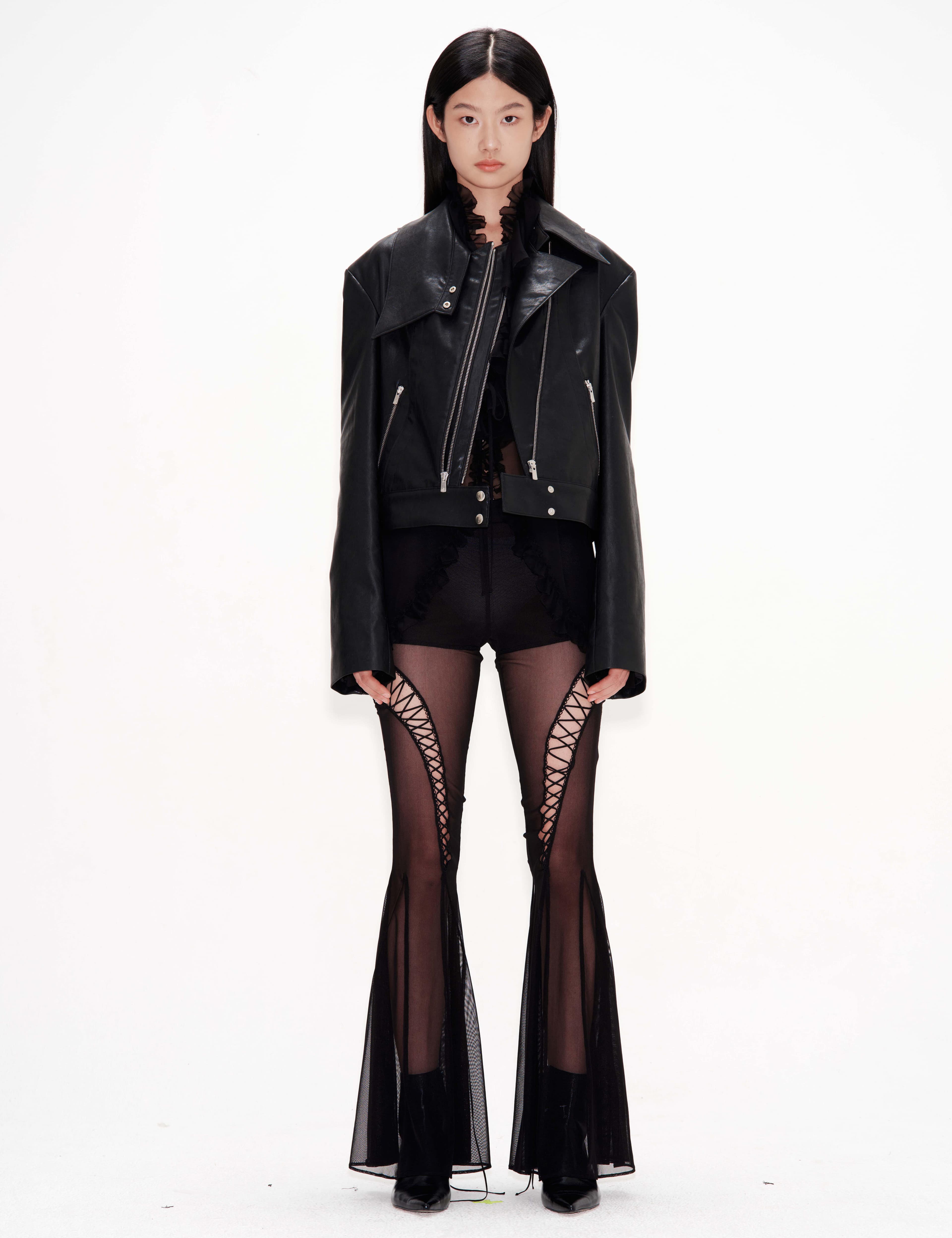 Slit Biker Jacket — vue 1