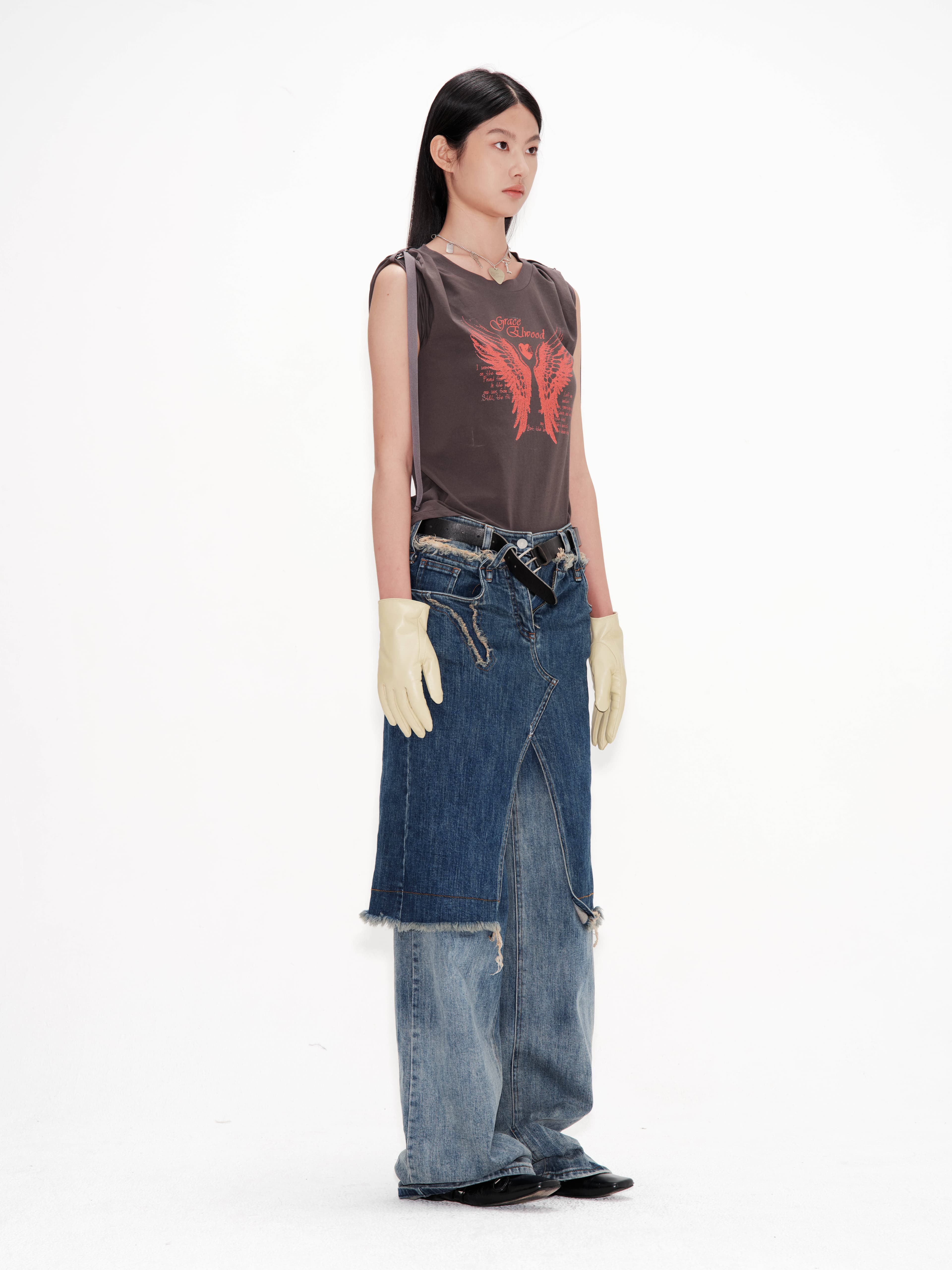 Grace Elwood Turned-up Sleeves Tee — vue 2