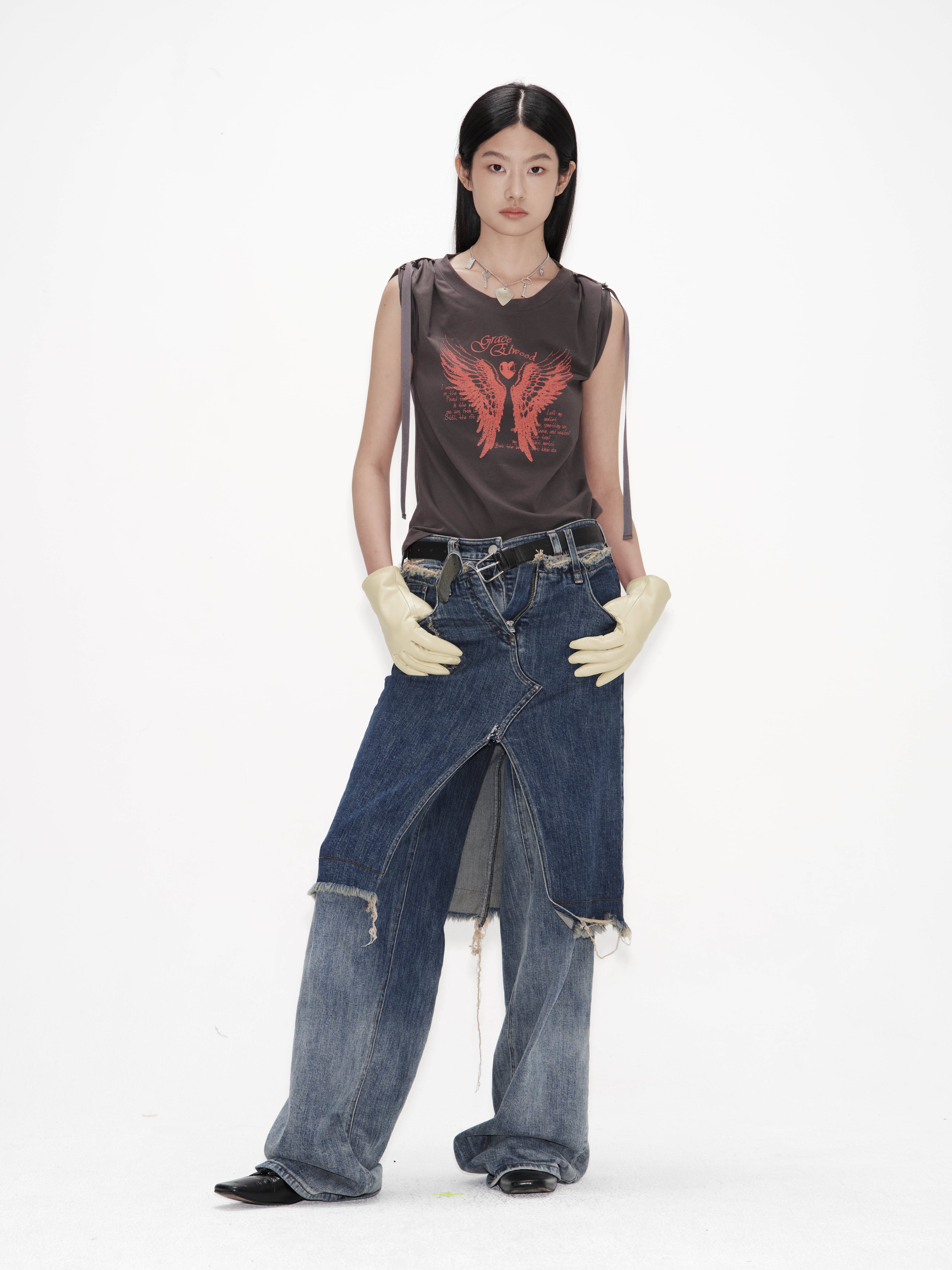 Grace Elwood Turned-up Sleeves Tee — vue 4