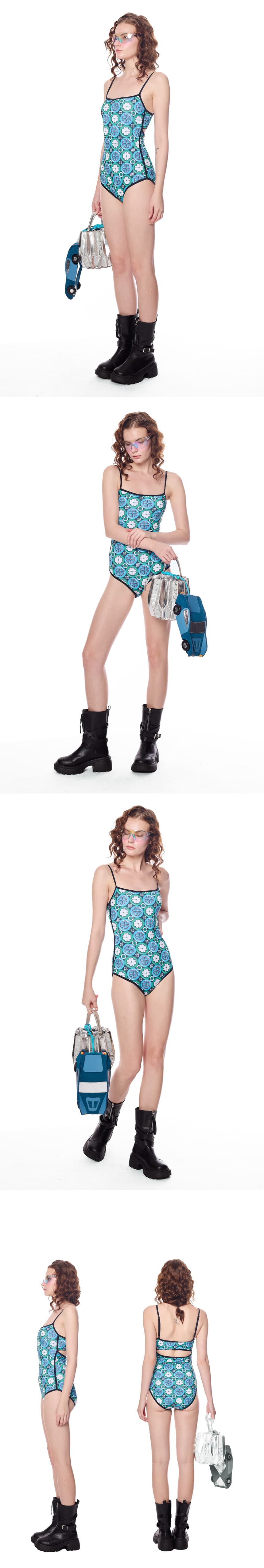 Signature Floral Swimsuit — vue 2