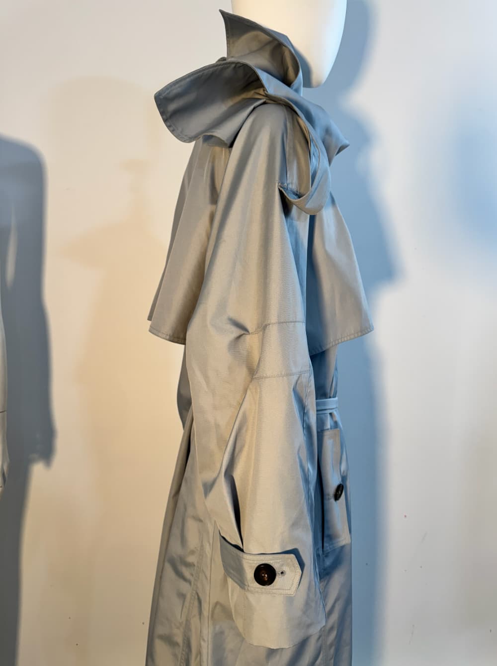 Convertible Raglan Oversized Trench Coat — vue 14