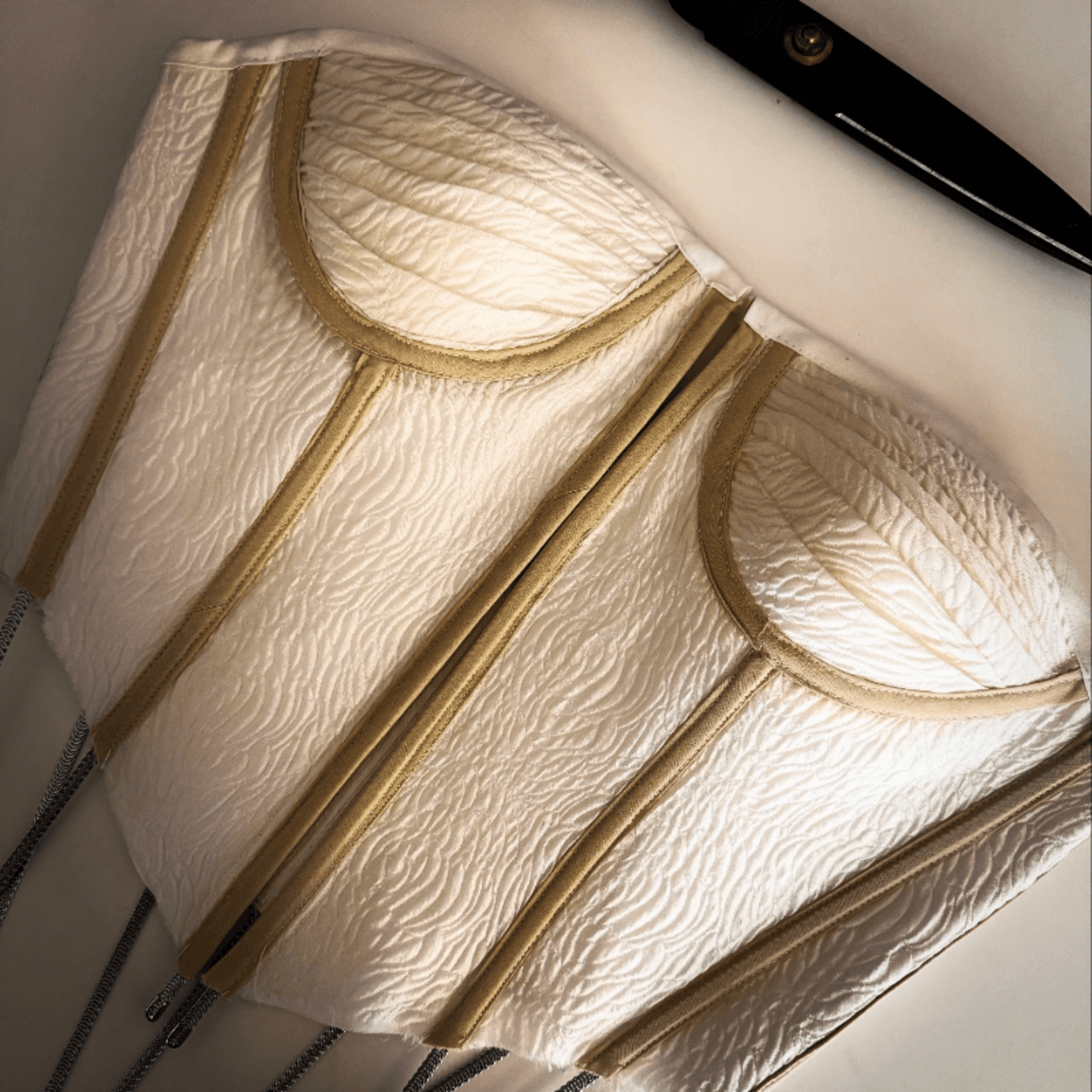 Jacquard Boned Corset Top — vue 2