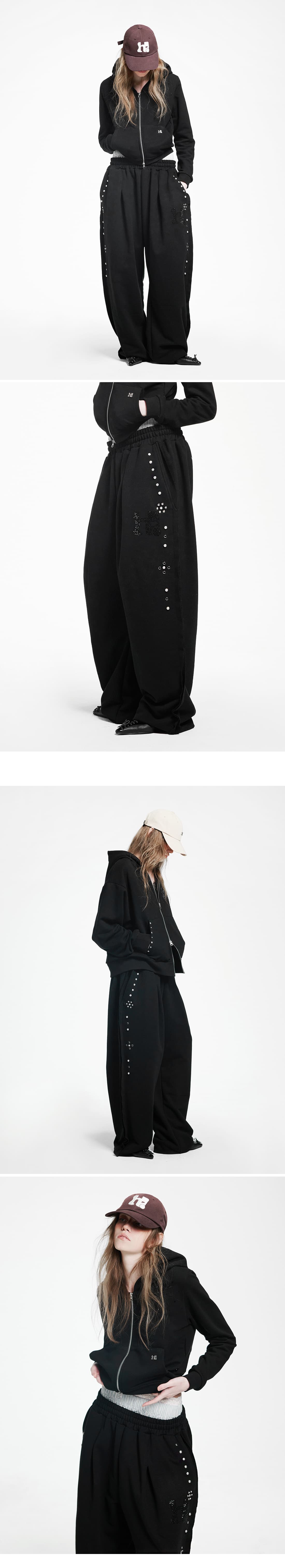 Simple One Tuck String Pants_BLACK — vue 3