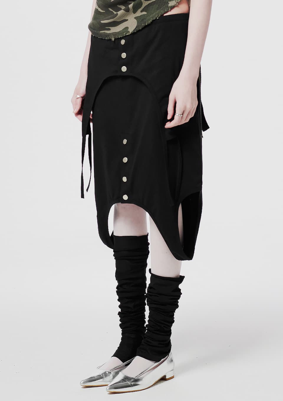 Sleeveless Layered Skirt — vue 1
