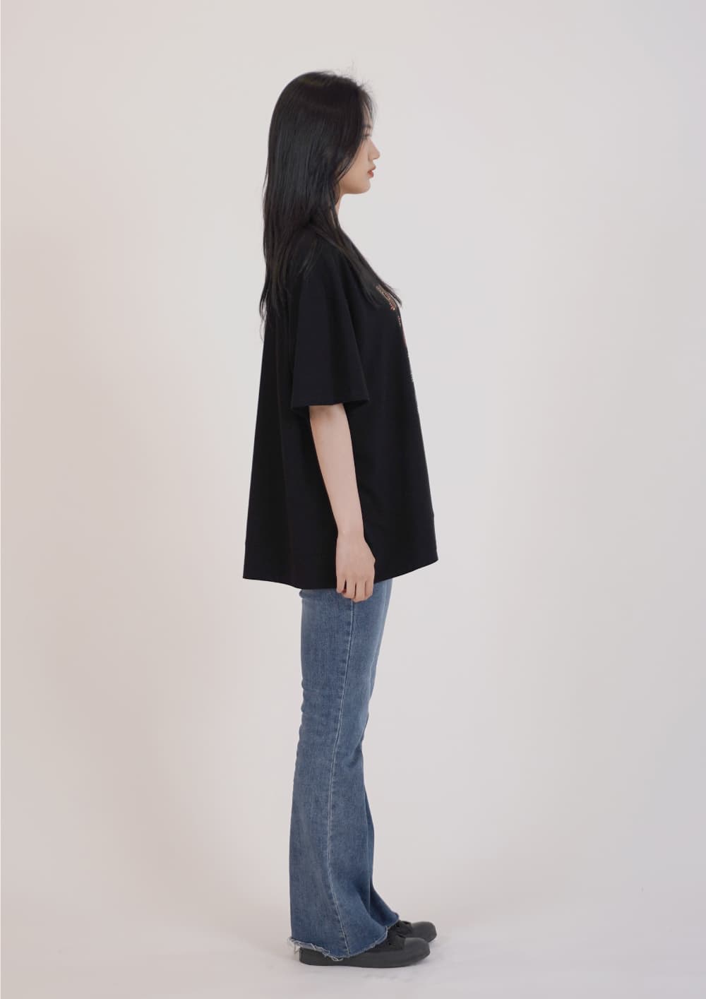 Four-Color Print Short-Sleeve T-Shirt — vue 4