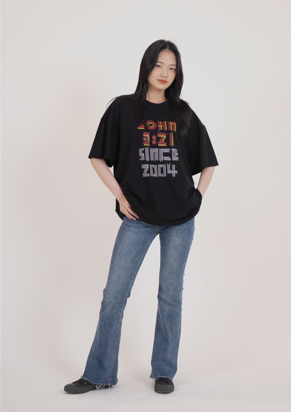 Four-Color Print Short-Sleeve T-Shirt — vue 6