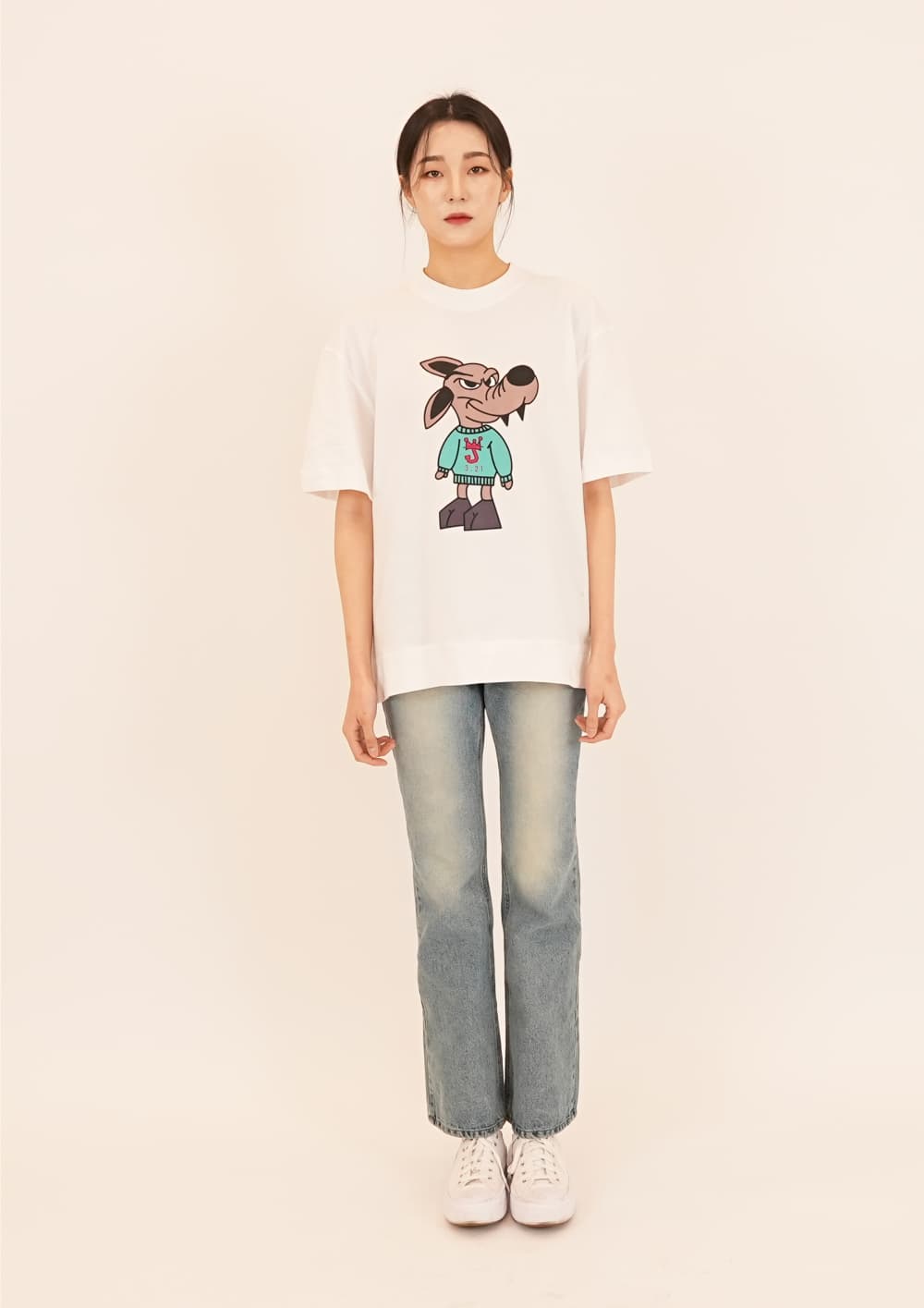 Human Wolf T-Shirt — vue 2