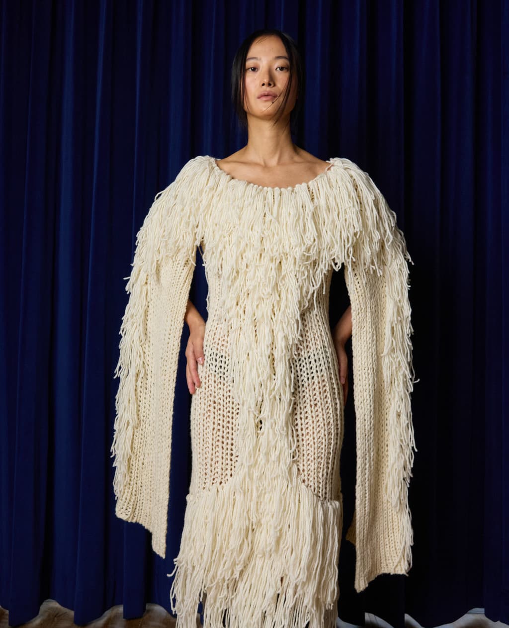 Handcraft Collection - Fringe Open Sleeve Dress — vue 5