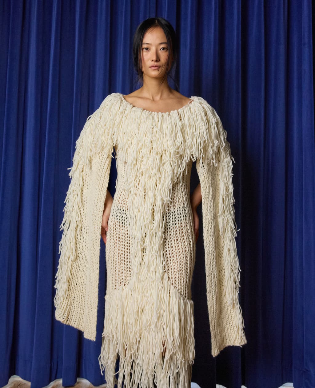 Handcraft Collection - Fringe Open Sleeve Dress — vue 6