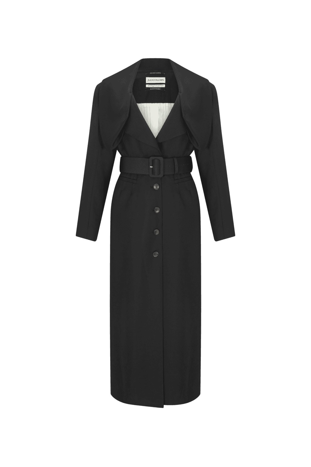 Kiwa Tailored Coat - Black — vue 4