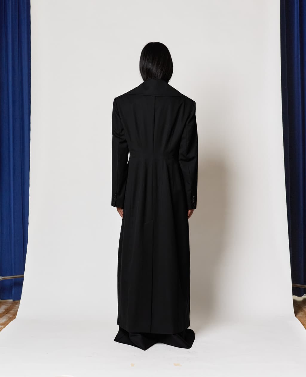 Kiwa Tailored Coat - Black — vue 7