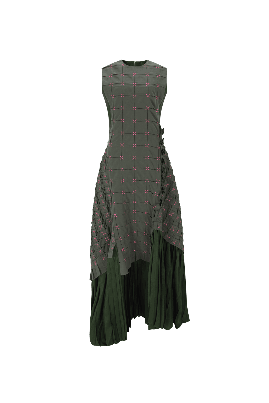 Archive Handcraft Collection - Sal Embroidered Pleated Dress — vue 6
