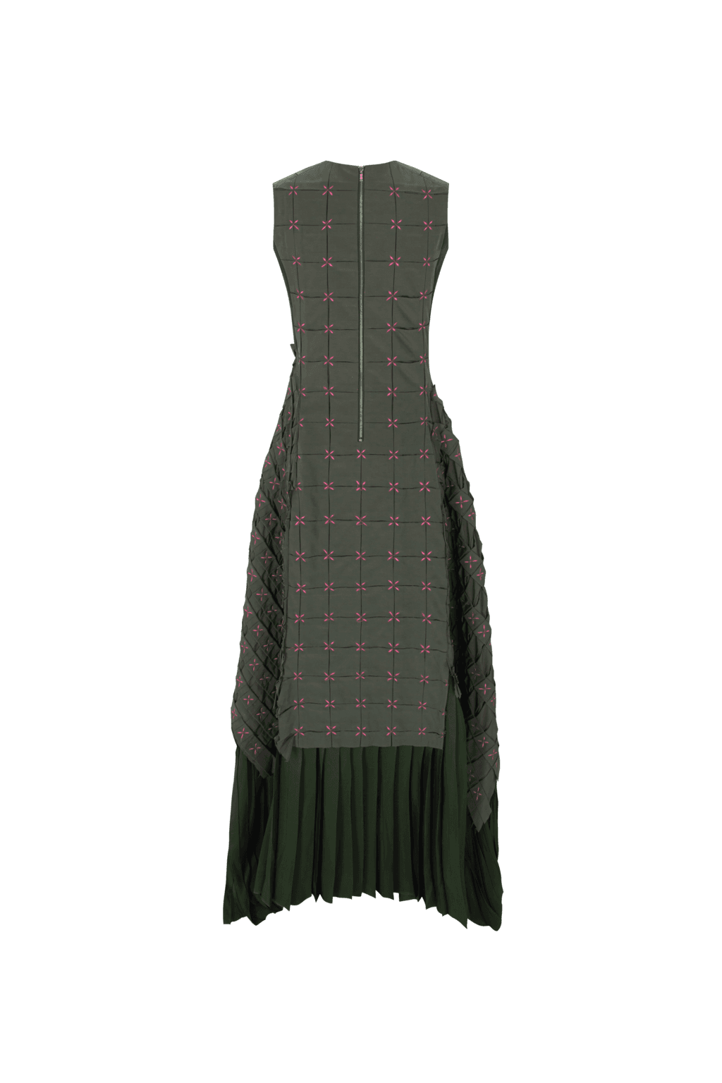 Archive Handcraft Collection - Sal Embroidered Pleated Dress — vue 7