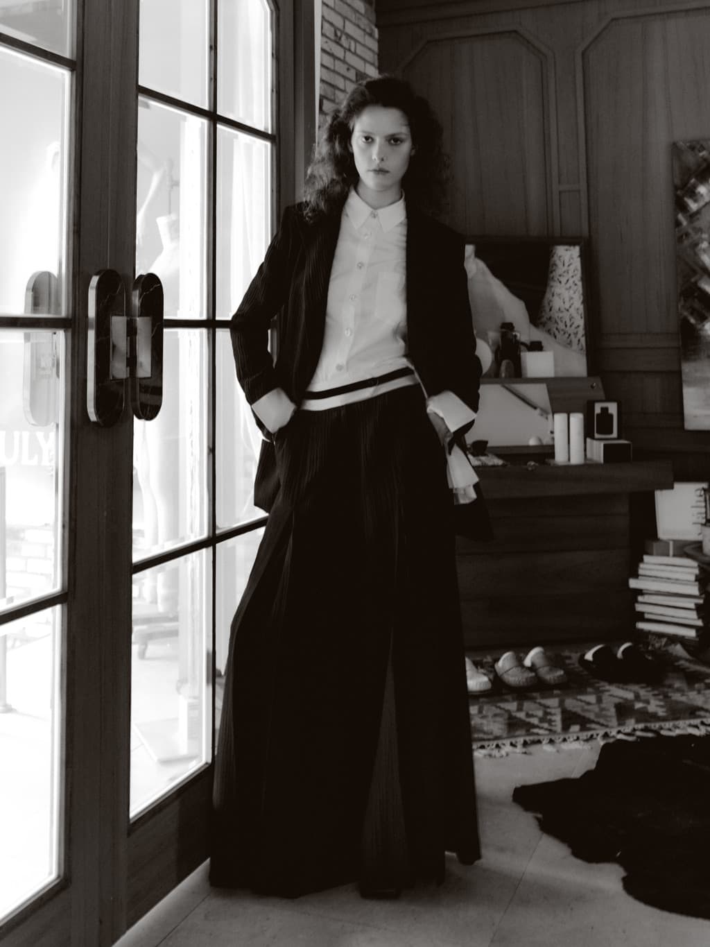Archive Deadstock Collection (90s) - TR Column Signature Tuck Pants — vue 1