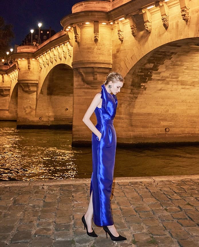 Polyester Dress (Cobalt Blue) — vue 11