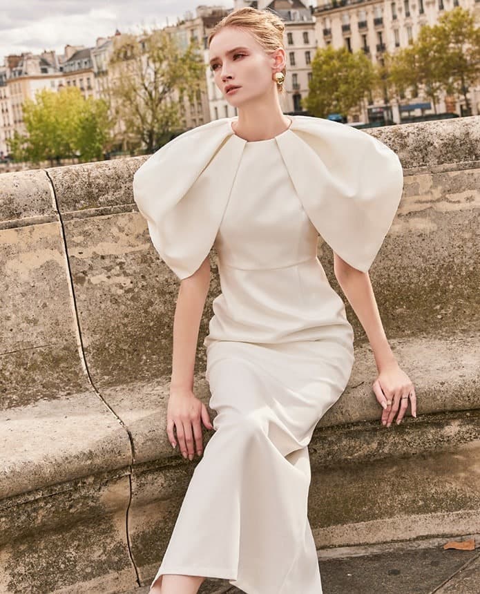 Polyester Dress — KSH32O2D012 — vue 7