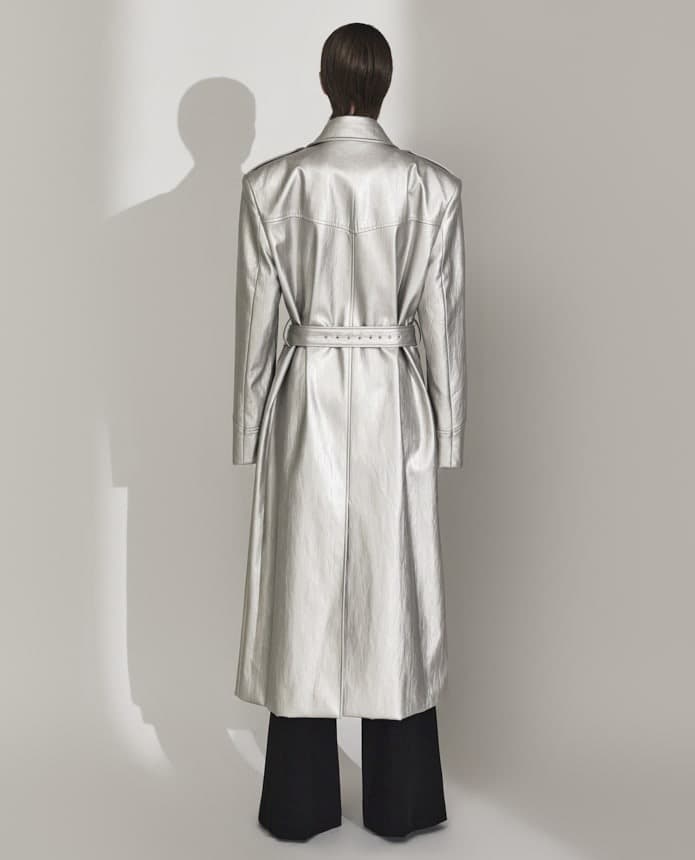 Polyurethane Belted Coat — vue 3