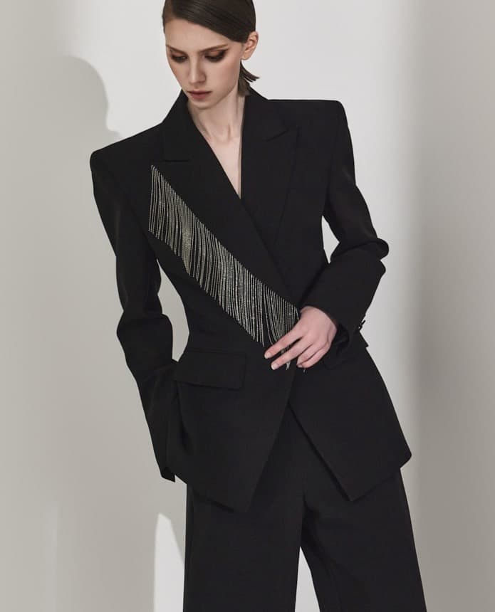 Polyester Tailored Jacket — KSH42O2JK012 — vue 4