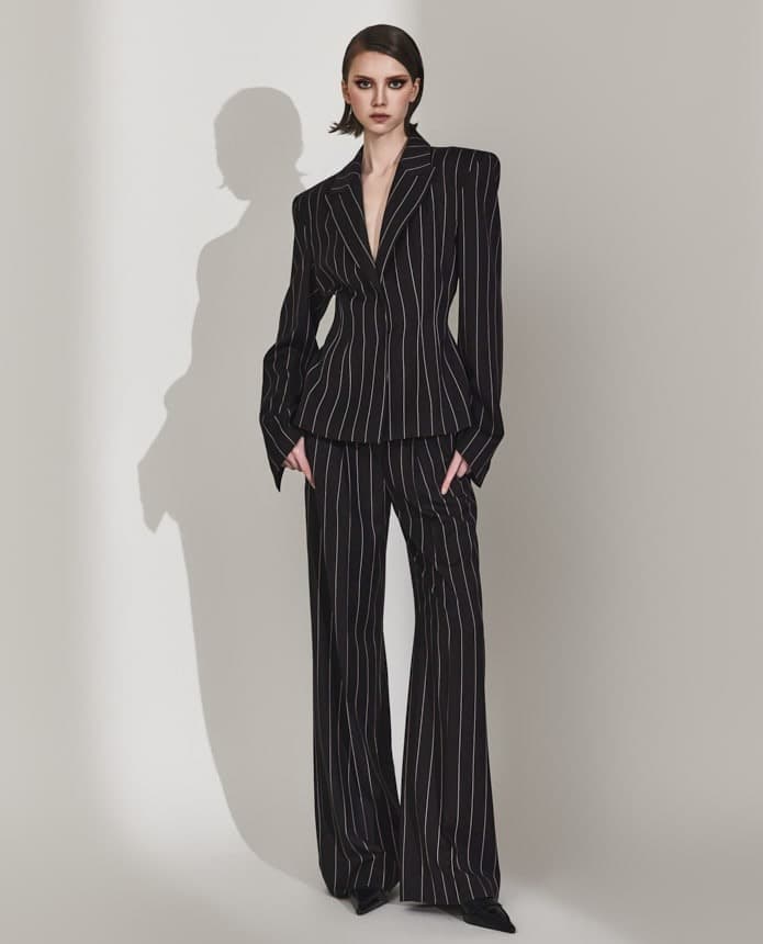 Polyester-Rayon Tailored Jacket — KSH42O2JK018 — vue 4