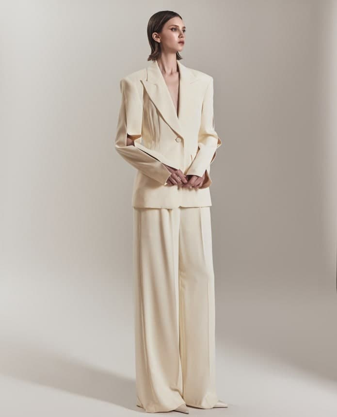Polyester Tailored Jacket — KSH42O2JK002 — vue 4